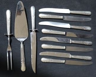 Lot# 146 - Lot of Assorted  "Possibly" Sterling Utensils (11 pcs) unmarked