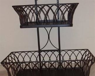 2 Tier Metal Basket