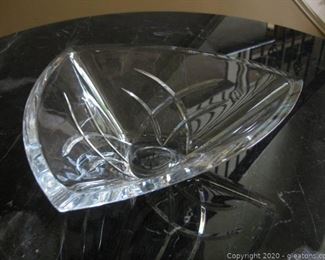 Beautiful Lead Crystal Dish