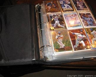 Binder Fill with Baseball Cards