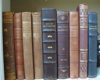 Collection of 9 Books Written in Danish
