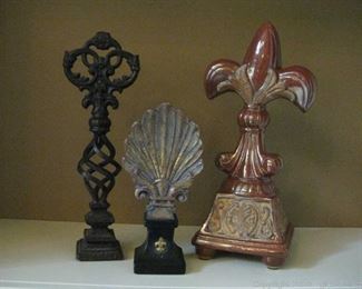 Group of 3 Varied Finials