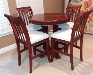 High Top Pub Table and 4 Chairs by Kingstone Furniture