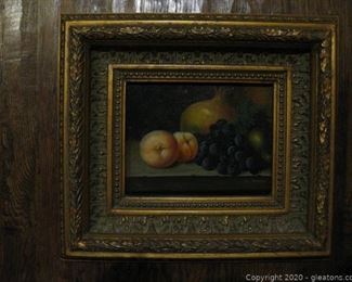 Original Oil Painting on Canvas by Still Life Painter J Nodrik