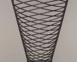 Wire Front Wall Shelf