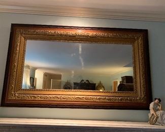 Large ornate mirror