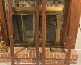Vintage oak doors