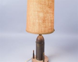 Homemade Shell Case Lamp