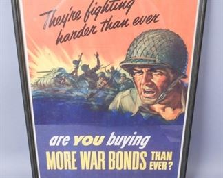 WW2 War Bonds Poster