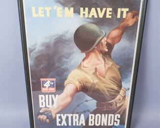 WW2 War Bonds Poster