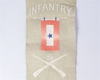 WW2 33rd Infantry Banner