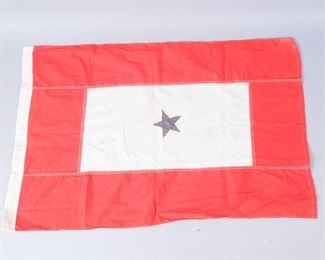 WW2 Blue Star Son in Service Banner