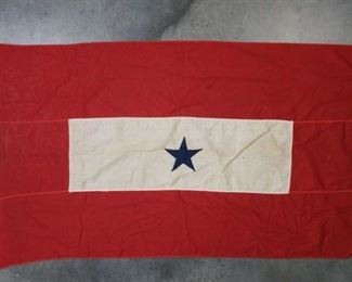 WW2 Blue Star Son in Service Banner Flag