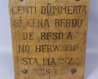 Rare Nazi Bunker Plaque from Dachau Concentration Camp