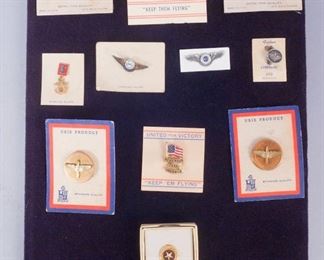 Lot of 11 Assorted WW2 Jewelry