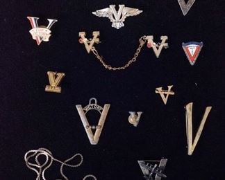 Lot of "V" Victory Jewelry