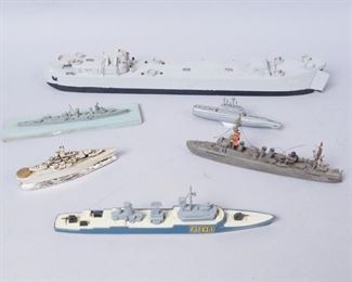 Lot of 6 WW2 Era Navy Themed Toys