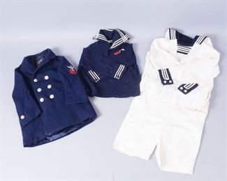 Lot of 4 Piece Child's Sailor Outfit
