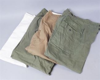 Lot of 4 Pairs of WW2 US Military Uniform Pants
