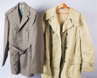 Lot of 2 WW2 US Military Winter Coats
