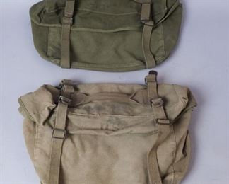 Lot of 2 1950's US Army Packs
