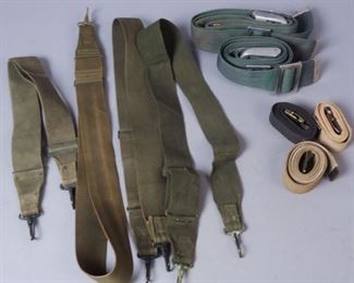 Lot of Assorted WW2 US Army Belts and Straps
