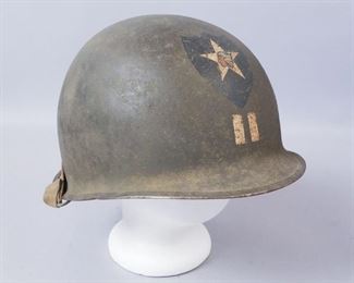 WW2 US Army 2nd Infantry Division Helmet
