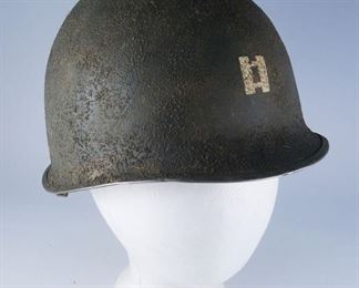 WW2 US Army Helmet with Harness 2nd Ranger Battalion
