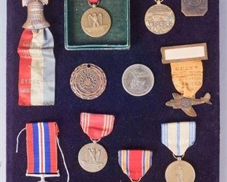 Lot of 11 US Assorted Medals and Badges
