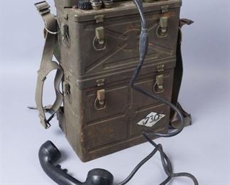 WW2 US Army Backpack Radio
