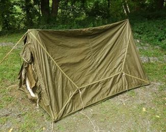 WW2 US Army Field Tent 10th Mountain Division
