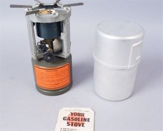 WW2 US Army 1944 Coleman Gas Stove with Manual
