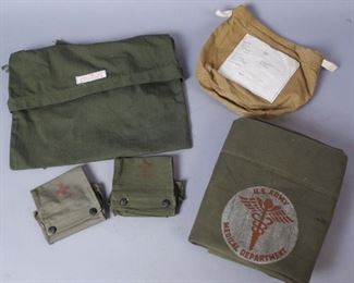 Lot of Assorted WW2 US Military Medical Equipment
