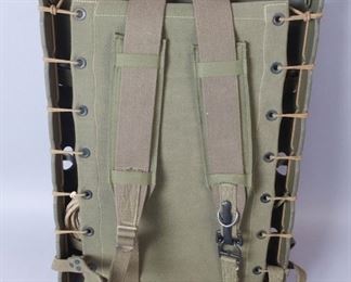 WW2 US Army Wood Pack Frame 1944 with Original Straps

