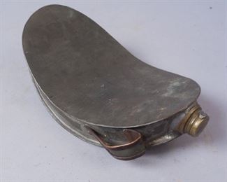 19c Military Kidney Flask Canteen

