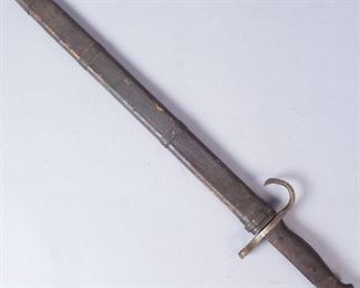 Japanese Type 30 Bayonet with Wooden Scabbard
