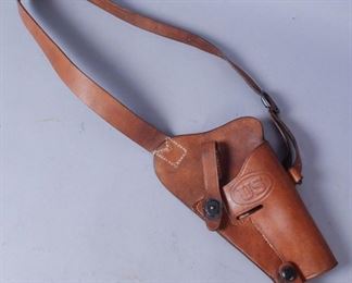 Early 20th Century Leather Pistol Holster
