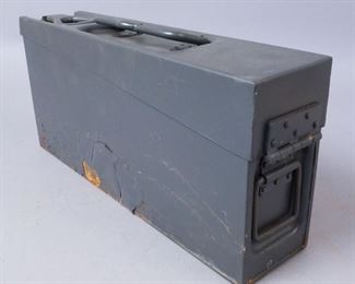 WW2 Gray Ammunition Box
