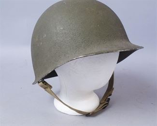 WW2 Unmarked US Army Helmet 153B