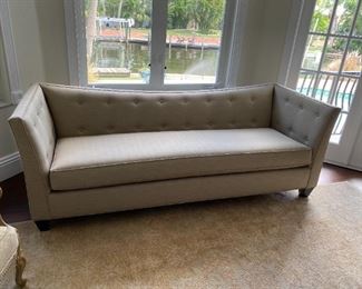 Art Nouve' style large sofa 