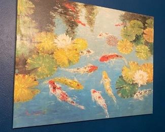 Large fish artwork  $395