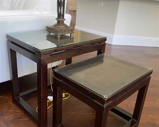 two tier end table $95 per set  two sets