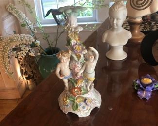 More of the Knabe with a vivacious candlestick