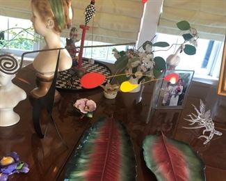 Odds and ends with a mobile which Calder would have loved to have crafted