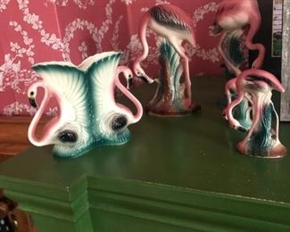 These birds are beautiful.  We have two with the heads broken off which we will include, in case YOU can fix them