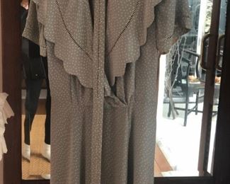 A really stunning silk dress.  Smaller than it looks