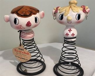 Holt Howard Salt and Pepper Shaker with Original Tag Rock ‘n Roll # 5062