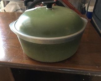 Olive Vintage Pan and Top