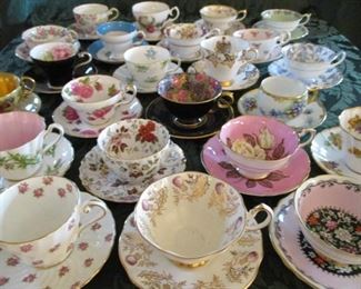 OLD TEA CUP AND SAUCER COLLECTION!