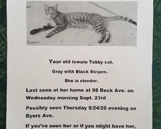 A FRIEND OF OUR SALES,  PLEASE CALL DARWIN IF YOU SEE HIS LITTLE GIRL!